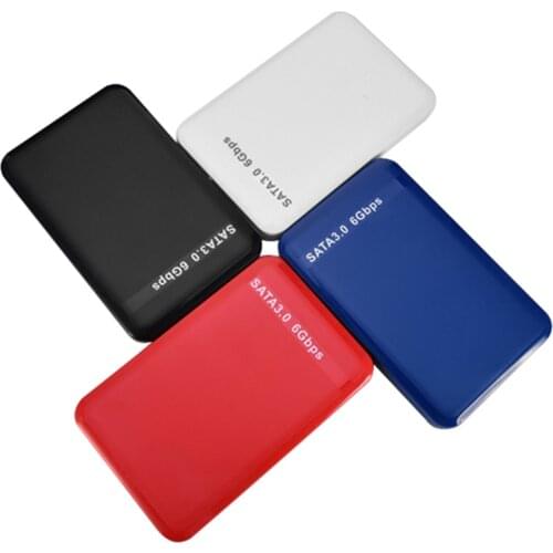 Portable 2.5inch HDD Case USB3.0 to SATA External Hard Drive Enclosure 6Gbps 3T UASP Tool Free SSD Hard Disk Case Box for Laptop