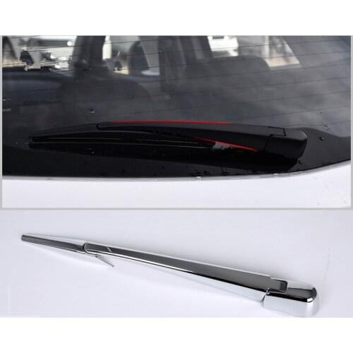 ABS Chrome Bright Silver RR WIPER Decorative Cover for Mazda CX3 CX-3 2016 2017 Rain Wiper Accessories