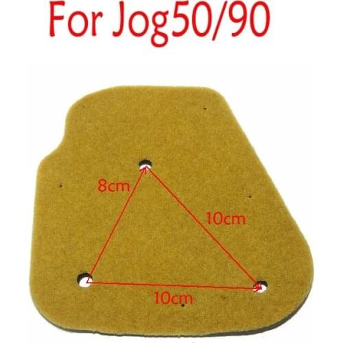 Free shipping 3PCS motorcycle air cleaner sponge air filter For Yamaha scooter jog 50 Mach 50 G AEROX 50 YQ50 CY50 JOG50 2T 3KJ