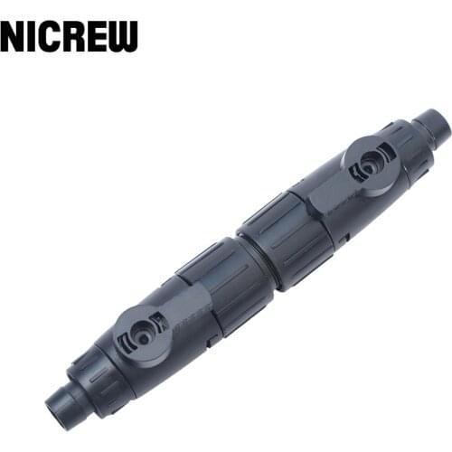 NICREW Aquarium water Pipe Connector for connect different size Water Hose and control water flow Aquarium Filter Accessories