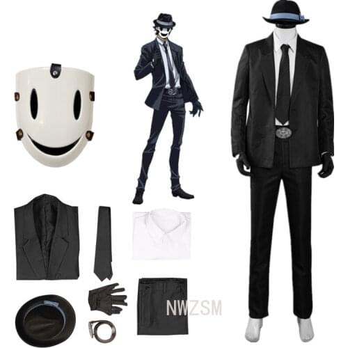 Anime High Rise Invasion Cosplay Sniper Mask Cosplay Costume Uniform Outfit Halloween Carnival Suit Halloween play