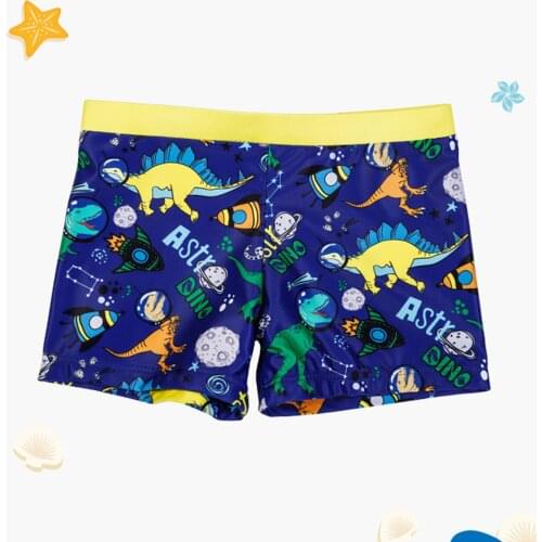 Summer Toddler Boys Beach Swimwear Shorts Baby Kids Children Bathing Trunks Swimsuit Summer Dinosaur Cartoon Printed Trunks