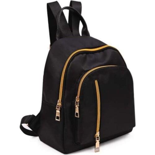 Layer Women Black Backpack Fashion Small Backpack Ladies Oxford Cloth Mini Backpack 2021 Bags for Women Mochila Kawaii Sac Femme