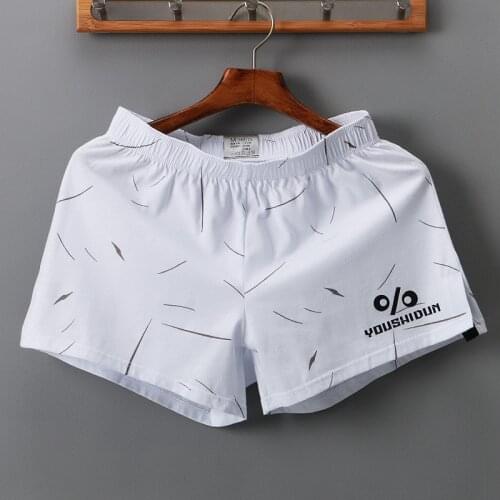 Mens Underwear Cotton Loose Boyshort Breathable Sports Mens Boxer Shorts