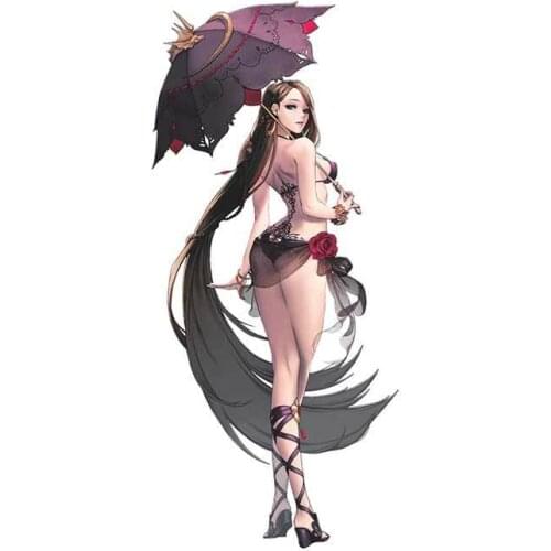 1 PCS for Sexy Angle Girl Cartoon Anime Funny Car Stickers RV VAN 3D DIY Fine Decal JDM Vinyl Wrap Accessories 13cm X 13cm