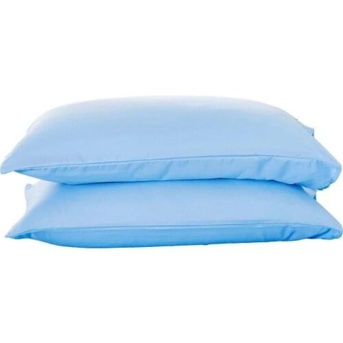 None Single Pillow Case Simple Solid Color Brushed Fabric