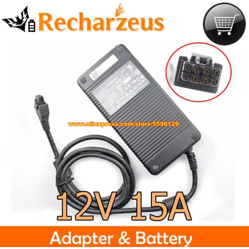 Genuine For Dell RXVT7 RXV7T Ac Adapter F180PU-00 12V 15A 180W OPTIPLEX 745 VISUAL USF 755 USF 760 Power Supply Molex 8 Holes