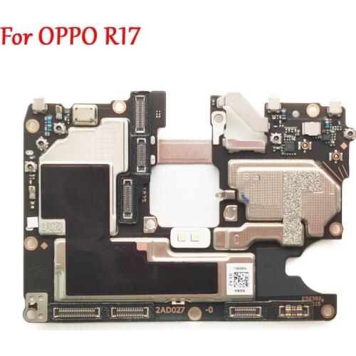 Tested Full Work Original Unlock Motherboard For Oppo R17 128GB Logic Circuit Board Plate Mainboard with Chips