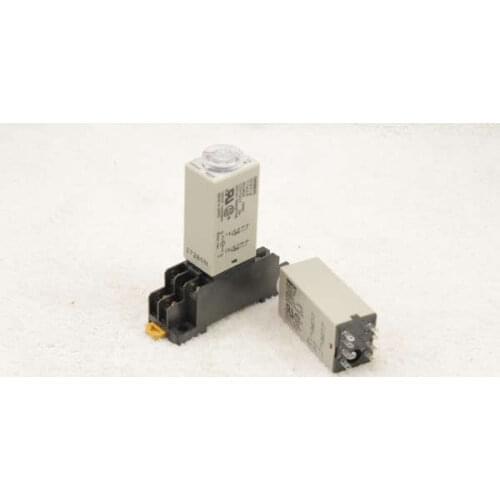 AC 24V H3Y-2 H3Y Delay Timer Time Relay 0-60 second & Base