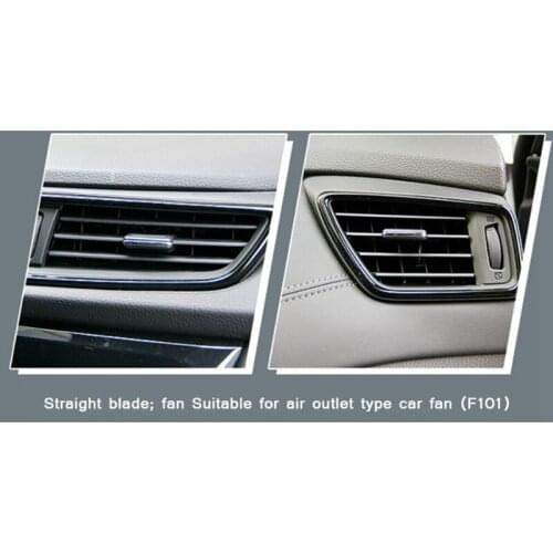 3 Speed Adjustment Usb Car Fan 5V Electric Car Fan Colorful Light Cooling Fan