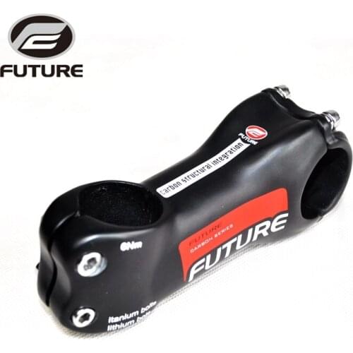 New FUTURE Full Carbon Fiber Bike Stem UD Matt 31.8mm MTB Road Bicycle Stem Bikes Parts Angle 17 Degrees Top Free Ship