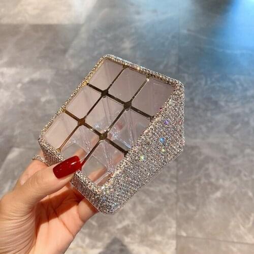 High-quality 9-grid Lipstick Storage Rack Lipstick Consolidation Box Cosmetic Storage Box Transparent Acrylic Cosmetic Organizer