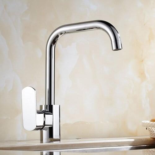 High Quality New Arrival kitchen faucet chrome brass hot and cold water tap sink mixer tap wash basin faucet basin mixer