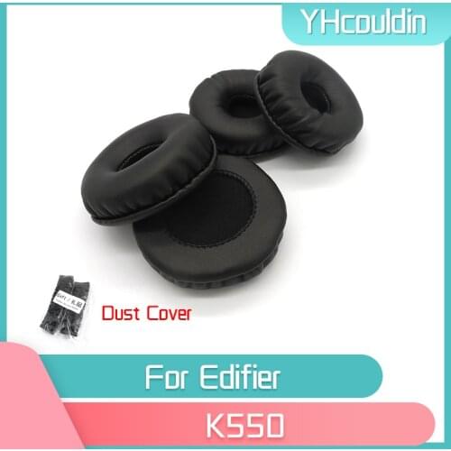 YHcouldin Earpads For Edifier K550 Headphone Accessaries Replacement Wrinkled Leather