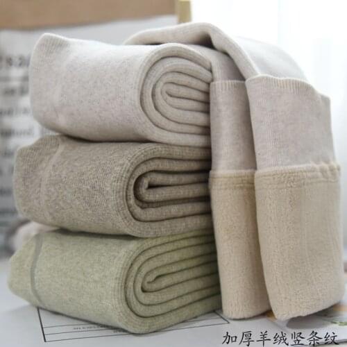 Winter Cashmere Tights Women Colorfull Thick Warm Pantyhose Full Foot Cotton High Waisted Tights for Girls