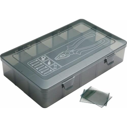 1PC New Cells Portable Jewelry Tool Box Container Electronic Parts Screw Beads toy tool Component Storage Box