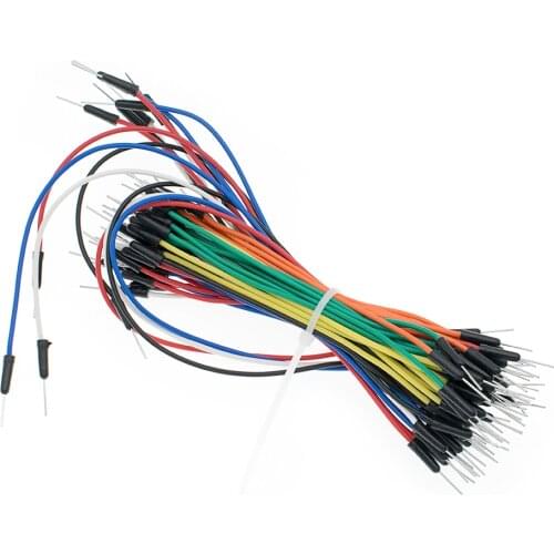 1300pcs=20sets Jump Wire Cable Male to Male Jumper Wire for Breadboard, Free Shipping