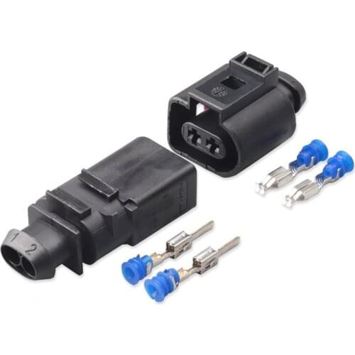 50 Sets Dj7033wb-1.2-11/21 automobile connector plug socket plug socket 3P hole