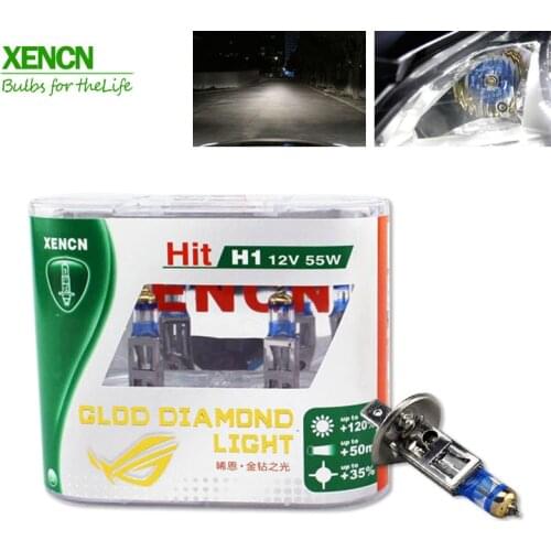 XENCN 12V 4300k Gold Diamond Replacement Car Headlight Auto Fog Lamps H1 H3 H4 H7 H8 H9 H10 H16 880 881 HB4 9006