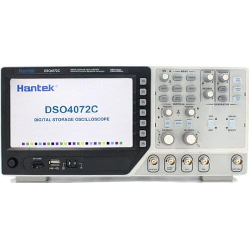 Hantek DSO4072C Digital Multimeter USB Oscilloscope 70MHz Bandwidth Channel 2-Channel Portable Oscilloscope Logic Analyzer