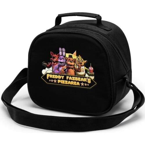 Freddy Fazbear Pizzeria Children fashion lunch bag thermal insulated bag travel casual insulated picnic bag
