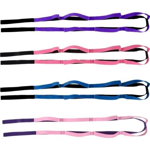 Multi Loop Stretch Strap Flexibility Pilates Sports Gym Yoga Dance Belt Band