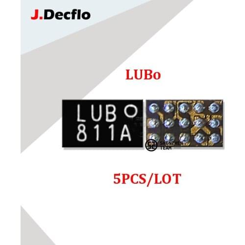 JDecflo 5Pcs/Lot LUB LUBo 15 Pin LCD Display IC For Huawei 9A Xiaomi Redmi Note5 5A OPPO A8 IC de Carga Repair Original New 100