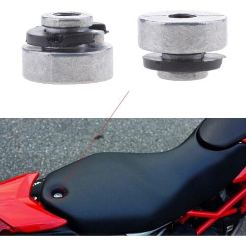 Seat Nut Kit Motorcycle Rear Fender Seat Nut for Harley Fatbob Softail Touring Sportster Street Glide 1996-2017 Mount Nut Bolt