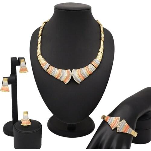 Mirafeel Bridal Jewelry Set Nigerian Wedding Dubai Gold Jewelry Sets for Women African Big Flowers Necklace Earrings Jewellery