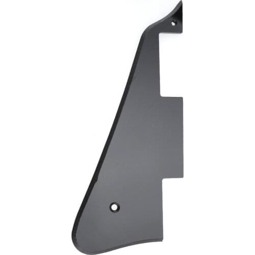Musiclily Pro Left Handed Plastic Guitar Pickguard for 2006-Present Modern Style Epiphone Les Paul Guitar, 1Ply Black