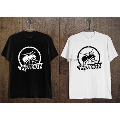 New The Prodigy Yellow Logo Punk Rock Band MenS T-Shirt Black And White B Classic Unique Tee Shirt