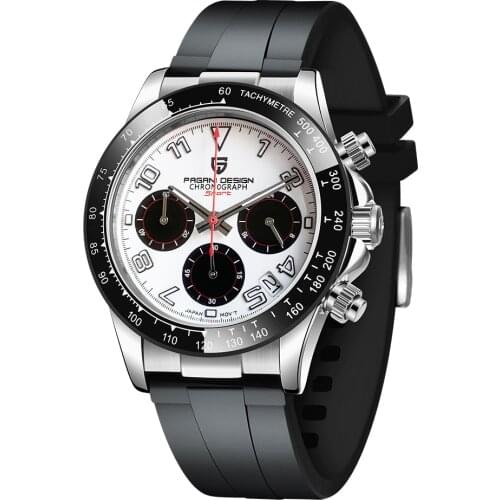 PAGANI Design 2021 New 40mm Top Brand Luxury Mens Sports Quartz Watches Sapphire automatic date 100M Waterproof Chronograph