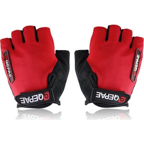 Cycling Gloves Half Finger Gel Shock Absorption Pad Lycra Guantes Ciclismo Breathable Outdoor Motorbike Bicycle Bike Gloves