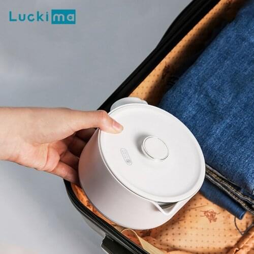 100-240V Portable Electric Heating Water Kettle Smart Touch Folding Thermos Cup Save Space for Travel Outdoor Eco-Friendly