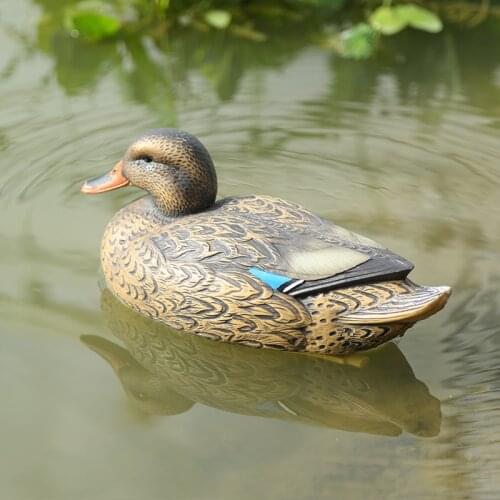 MagiDeal Plastic Mallard Duck Decoy with Floating Keel Texas Style Deadly Hunting Decoy Lure Hen Hunting Decoy