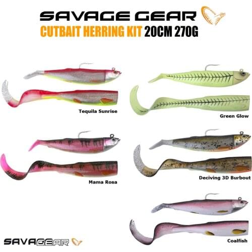 Savage Gear Cutbait Herring Kit 20cm 270g High Quality Soft Bait