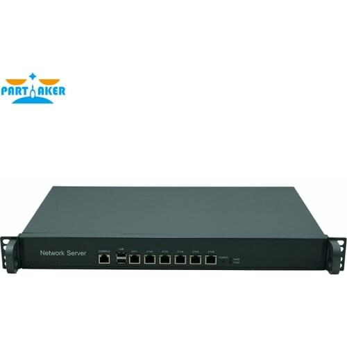 Partaker F7 H67 6 Ports Gigabit Lan 1U Network Server With Intel i3 3320 I5 3470 I7 3770