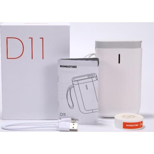 2021New Niimbot Portable Thermal Label printer Transparent Paper Pocket Mini Wireless Barcode Printer Bluetooth Machine D11