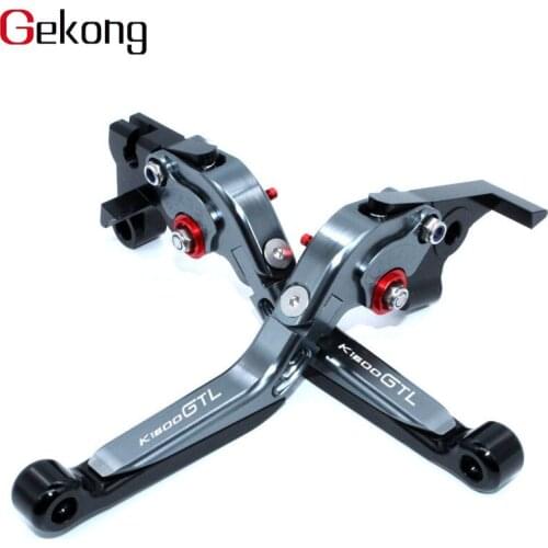 K1600GTL LOGO Fit For BMW K1600GTL K1600 GTL K 1600GTL 2017 Motorcycle Accessories Folding Extendable Brake Clutch Levers