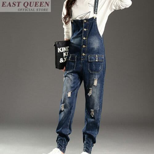 Jumpsuit female casual summer denim overalls for women sundress clothes off shoulder Jumpsuits rompers women jumpsuit AA3514 A