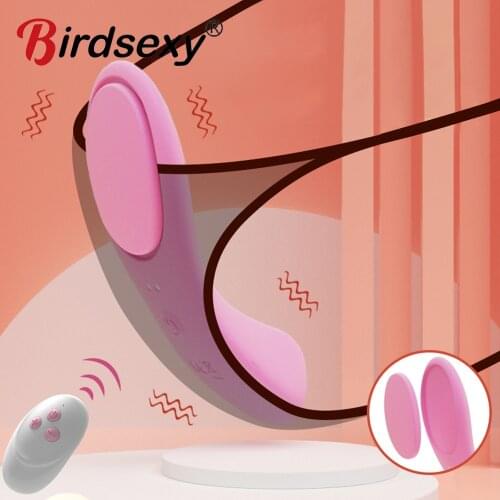 Wear Vibrators For Woman Clit Stimulator Portable Panty Vibrator Wireless Remote Control Invisible Vibrating Sex Toys for Adults