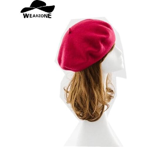 New Winter women hat Vintage Berets wool 32colors Caps pillbox hat gorras planas hombre Hats Beret boinas mujer Wool Beanie Hat