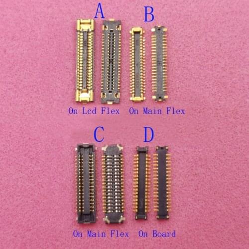 1pcs Lcd Display Screen Flex FPC Connector For Samsung Galaxy A30 A305 A305F A50 A505 A50S A507 A5070 Plug On Board 34 40 pin