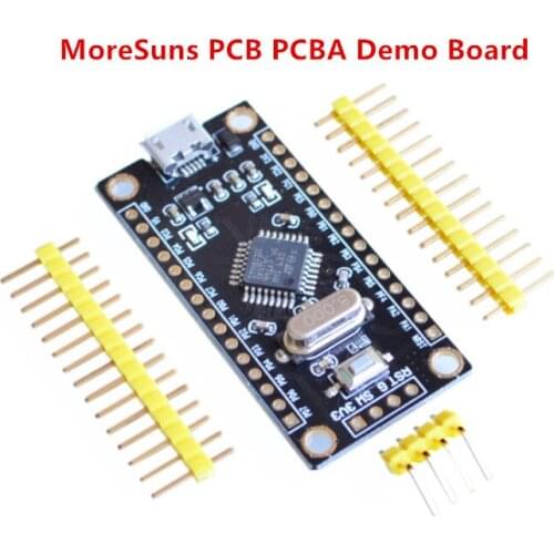 Free Ship 10pcs LOT STM8S STM8S105K4T6 Development Board Module Core board MCU learning board