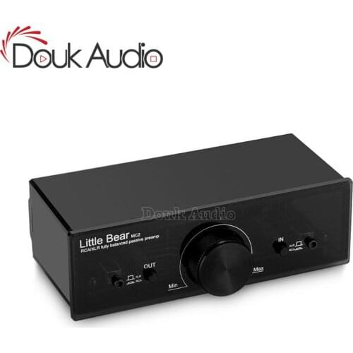 Little bear MC2 Mini 2-Way Fully Balanced XLR RCA Converter Stereo Audio Adapter Passive Preamplifier