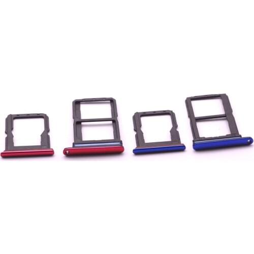 2pcs/set SIM Tray Holder SD Card Reader Slot Adapter for Vivo V15 pro