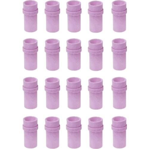 20 Pcs Replacement Air Sandblasting Ceramic Nozzles Tip 4.5mm For Sand Explosion