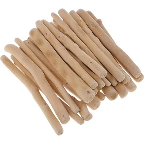 250g Long Natural Driftwood Branches, Forest Wood Craft Sticks, Unfinished Wood Pieces, Rustic Terrarium Wood Aquarium Ornaments