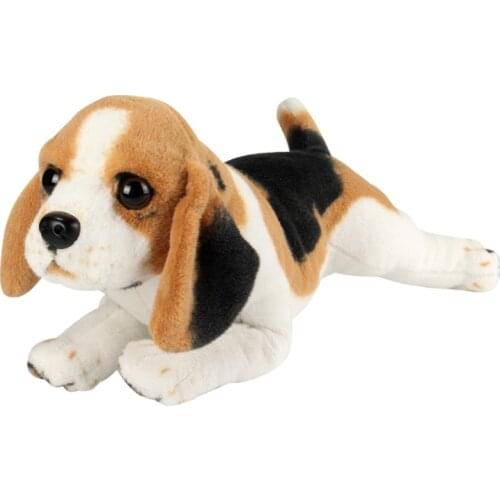 Dorimytrader Quality New Soft Simulation Animal Dog Plush Toy Big Stuffed Animals Dogs Doll Baby Present Decoration 20inch 50cm