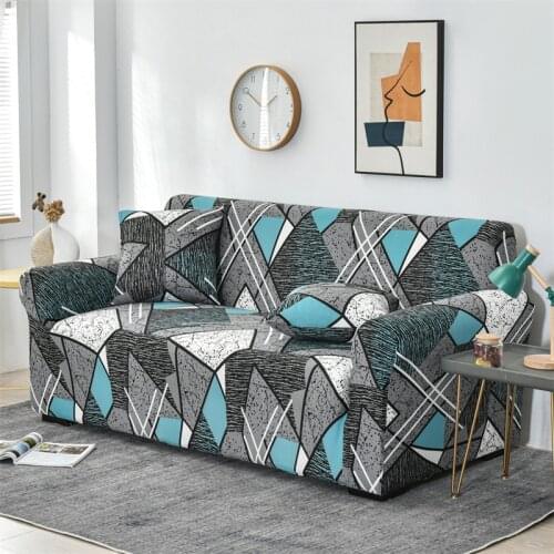 Stretch Geometric Sofa Slipcovers Elastic Spandex Couch Cover for Living Room Anti-slip Washable Furniture Protector Covers